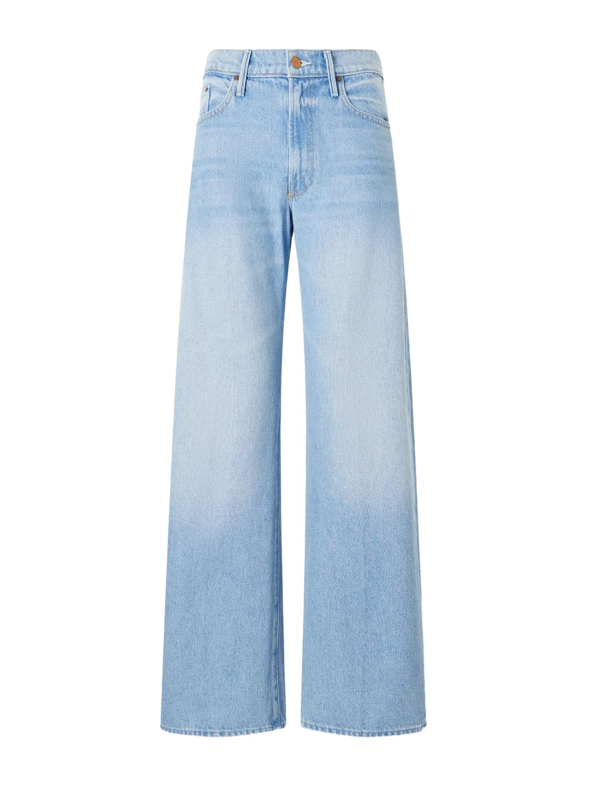 Mother The Whip Skimp Mid-rise Wide-leg Jeans