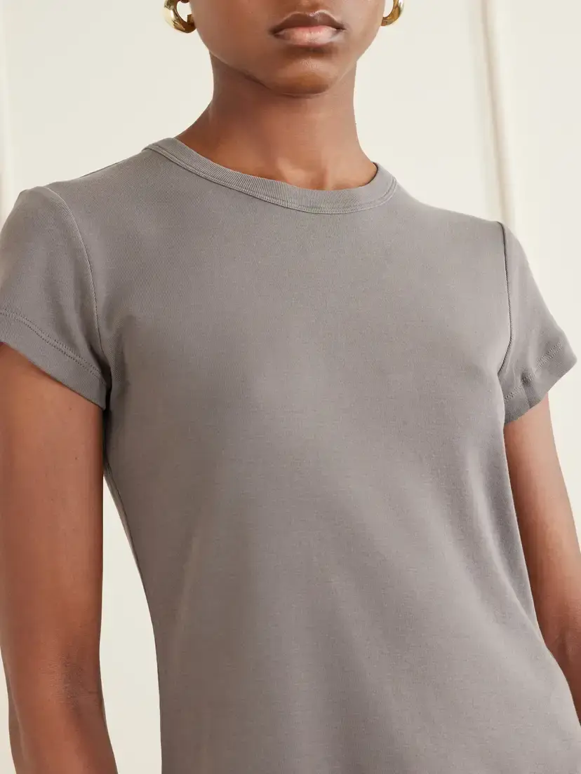 St. Agni Baby Tee Organic Cotton-jersey T-shirt | Thumbnail 4 St. Agni Baby Tee Organic Cotton-jersey T-shirt | Thumbnail 4