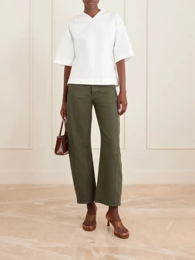 Mother The Half Pipe Flood High-rise Barrel-leg Jeans | Thumbnail 2 Mother The Half Pipe Flood High-rise Barrel-leg Jeans | Thumbnail 2