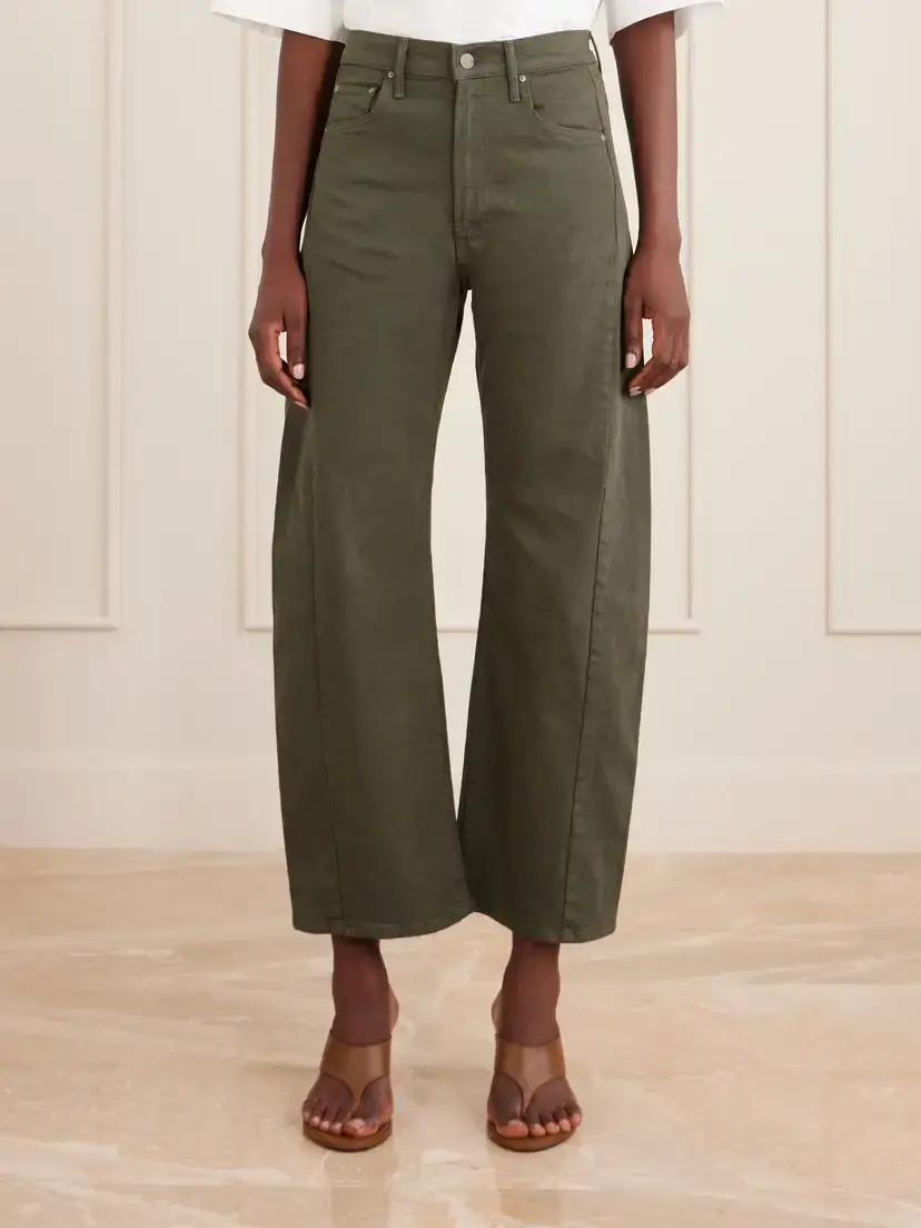 Mother The Half Pipe Flood High-rise Barrel-leg Jeans | Thumbnail 3 Mother The Half Pipe Flood High-rise Barrel-leg Jeans | Thumbnail 3