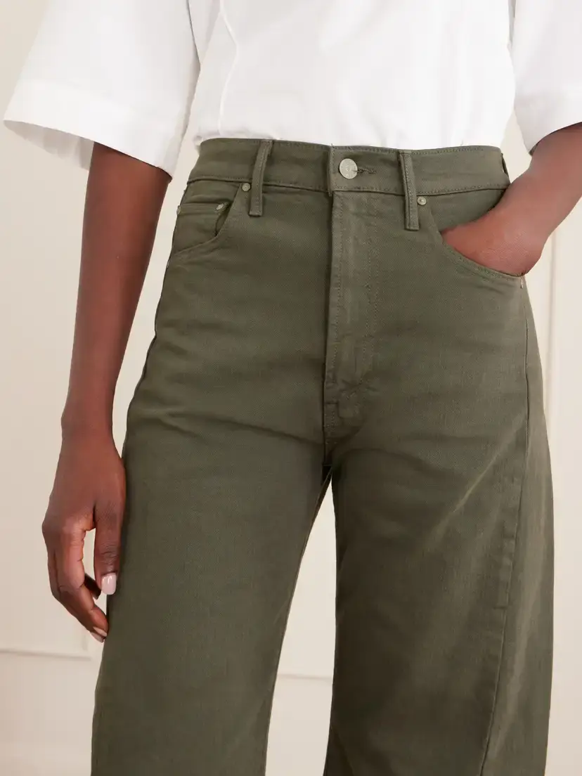 Mother The Half Pipe Flood High-rise Barrel-leg Jeans | Thumbnail 5 Mother The Half Pipe Flood High-rise Barrel-leg Jeans | Thumbnail 5