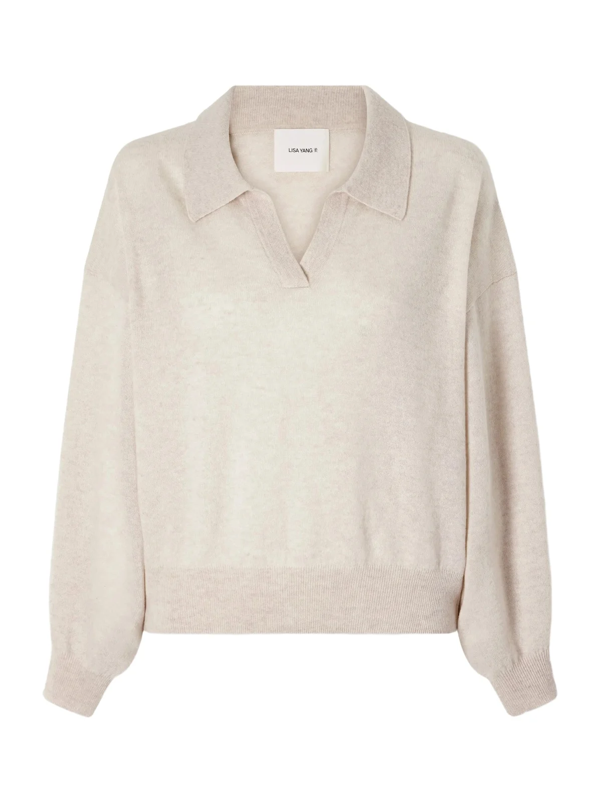 Katriel Cashmere Polo Sweater