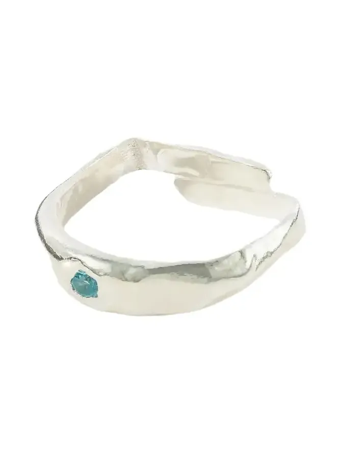 Aurelia Sterling Silver, Zirconia Toe Ring