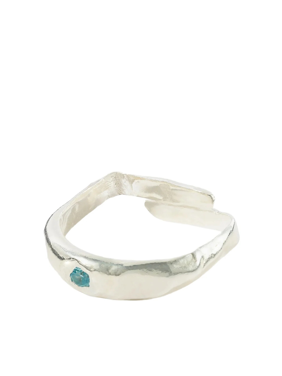 Simuero Aurelia Sterling Silver, Zirconia Toe Ring