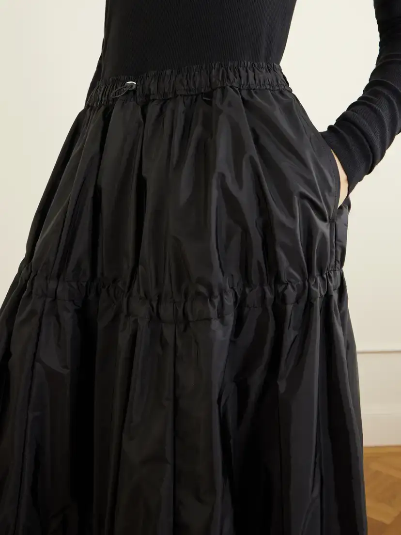 Moncler Tiered Shell Midi Skirt | Thumbnail 5