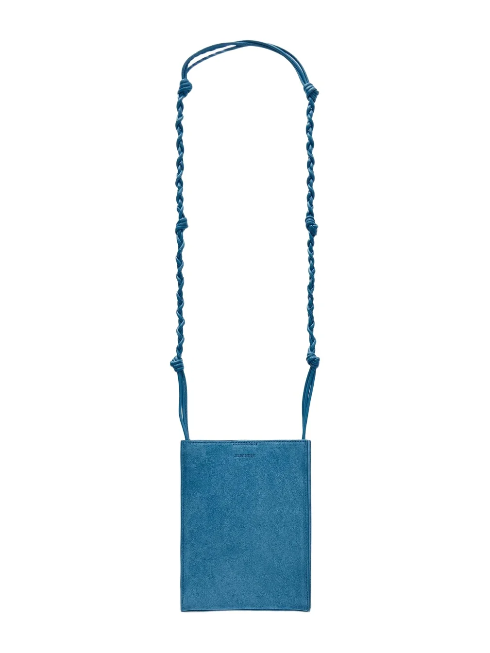Tangle Small Leather-trimmed Suede Shoulder Bag