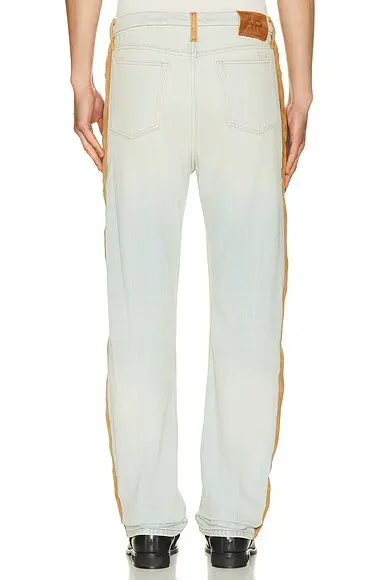 Austin Post Leather Edge Highland Slim Cut Jean | Thumbnail 3 Austin Post Leather Edge Highland Slim Cut Jean | Thumbnail 3