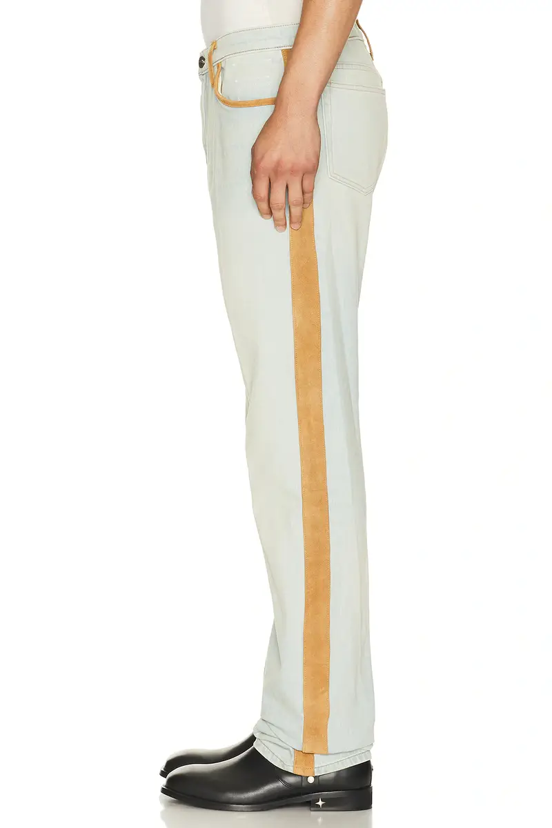 Austin Post Leather Edge Highland Slim Cut Jean | Thumbnail 7 Austin Post Leather Edge Highland Slim Cut Jean | Thumbnail 7