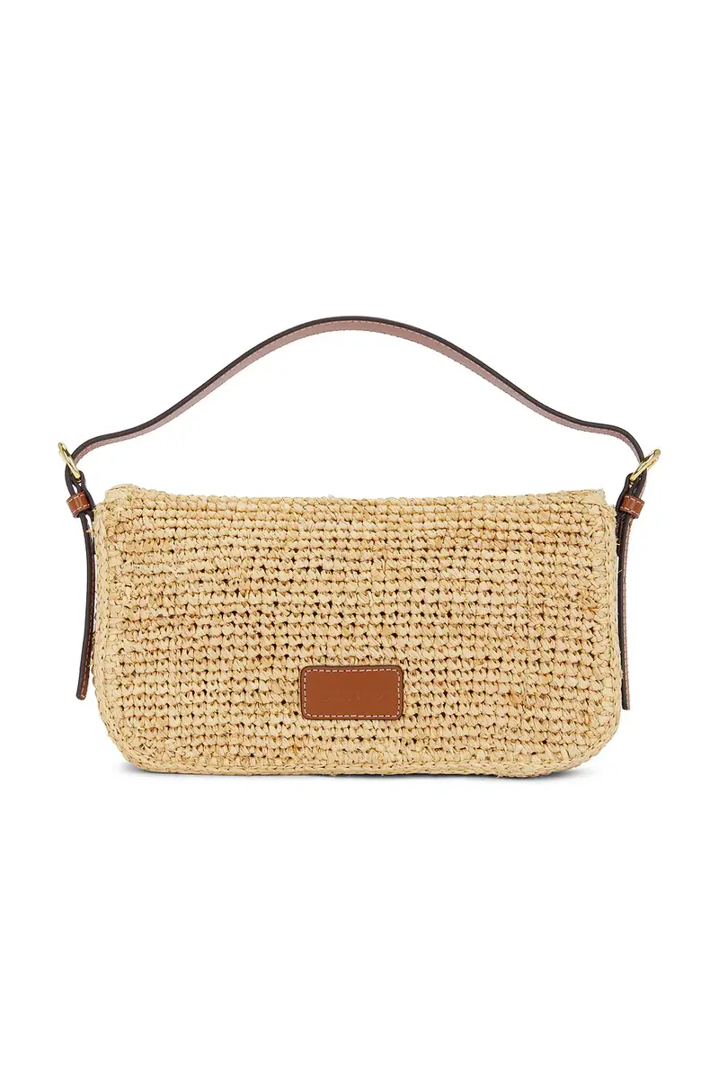 Staud Harlow Raffia Shoulder Bag | Thumbnail 3 Staud Harlow Raffia Shoulder Bag | Thumbnail 3