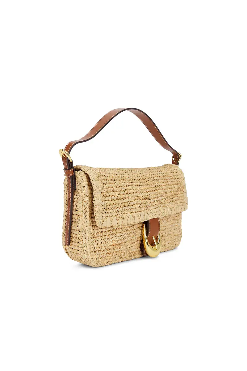 Staud Harlow Raffia Shoulder Bag | Thumbnail 4 Staud Harlow Raffia Shoulder Bag | Thumbnail 4