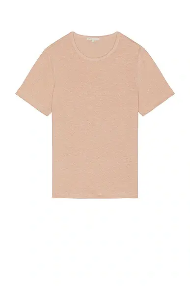 Onia Stretch Linen Crewneck Tee Shirt | Thumbnail 4