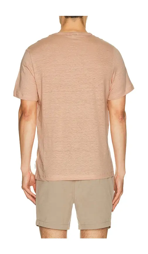Onia Stretch Linen Crewneck Tee Shirt | Thumbnail 10