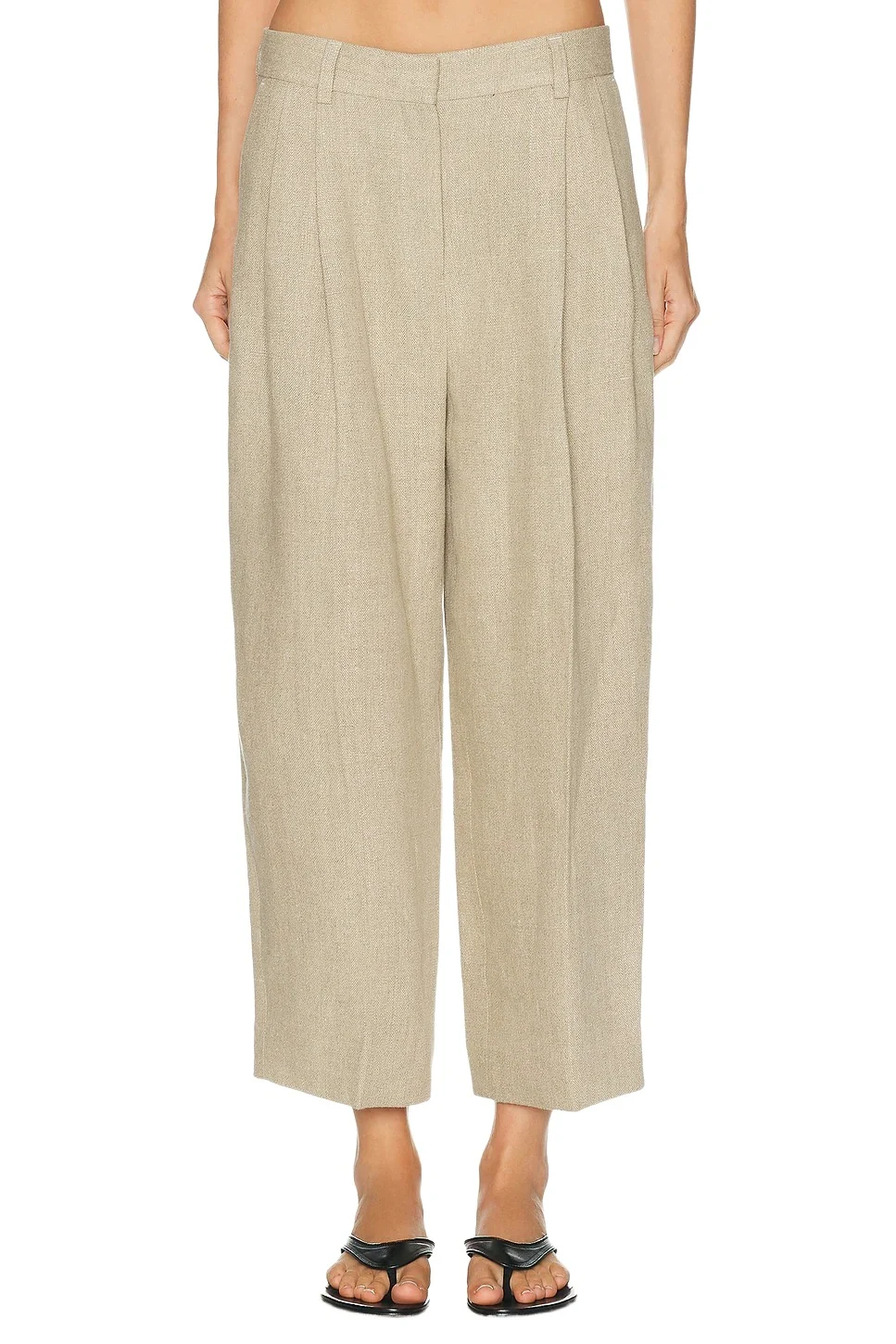 TOTEME Double Pleat Linen Trouser