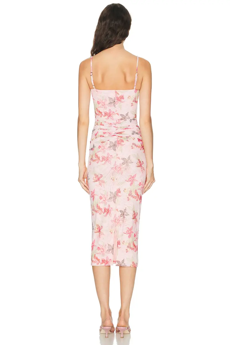 PatBo Orchid Bloom Chiffon Midi Dress | Thumbnail 7 PatBo Orchid Bloom Chiffon Midi Dress | Thumbnail 7