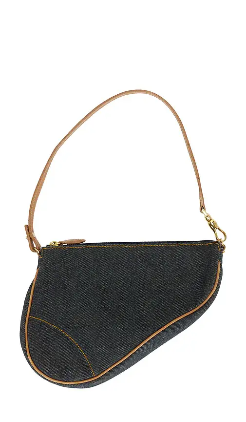 Dior Denim Pochette Saddle Bag | Thumbnail 17