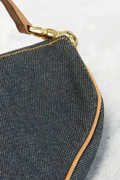 Dior Denim Pochette Saddle Bag | Thumbnail 6
