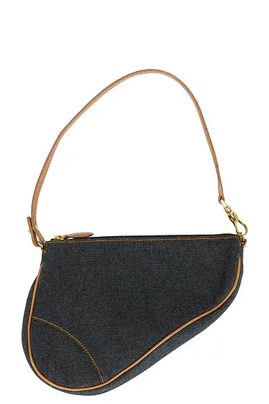 Denim Pochette Saddle Bag Denim Pochette Saddle Bag