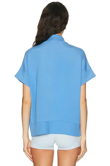 Varley Ritchie Half Zip Short Sleeve Sweatshirt | Thumbnail 3
