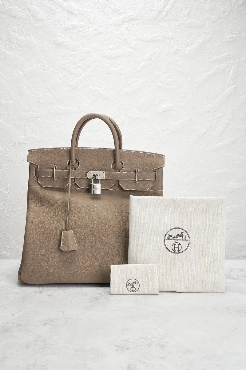 HERMÈS Togo Haut A Courroies Birkin 40 Handbag | Thumbnail 20 HERMÈS Togo Haut A Courroies Birkin 40 Handbag | Thumbnail 20
