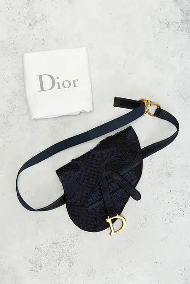 Dior Embroidered Saddle Belt Bag | Thumbnail 9 Dior Embroidered Saddle Belt Bag | Thumbnail 9