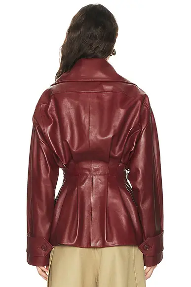 Balenciaga Folded Short Trench Coat | Thumbnail 3