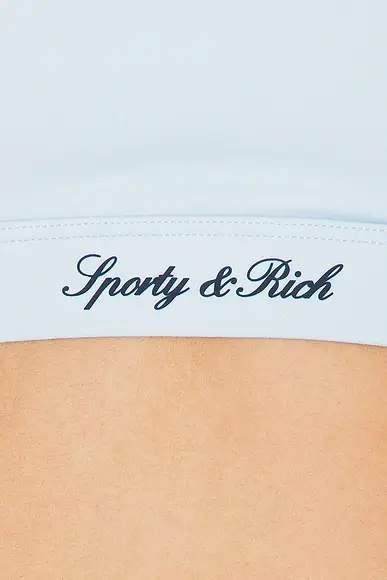 Sporty & Rich Signature Logo Sports Bra | Thumbnail 5 Sporty & Rich Signature Logo Sports Bra | Thumbnail 5