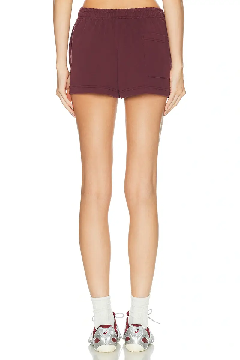 Sporty & Rich Syracuse Embroidered Disco Short | Thumbnail 4 Sporty & Rich Syracuse Embroidered Disco Short | Thumbnail 4