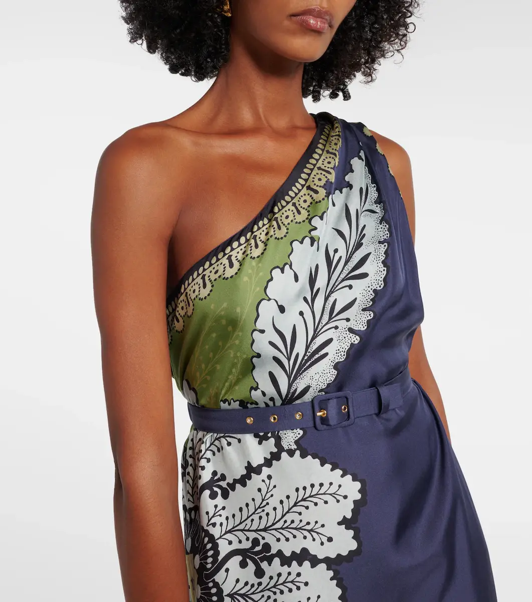 La DoubleJ Roy floral one-shoulder silk maxi dress | Thumbnail 4 La DoubleJ Roy floral one-shoulder silk maxi dress | Thumbnail 4