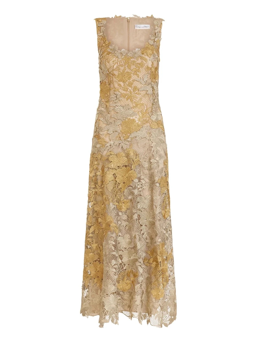 Hibiscus Metallic Guipure Cocktail Dress Hibiscus Metallic Guipure Cocktail Dress