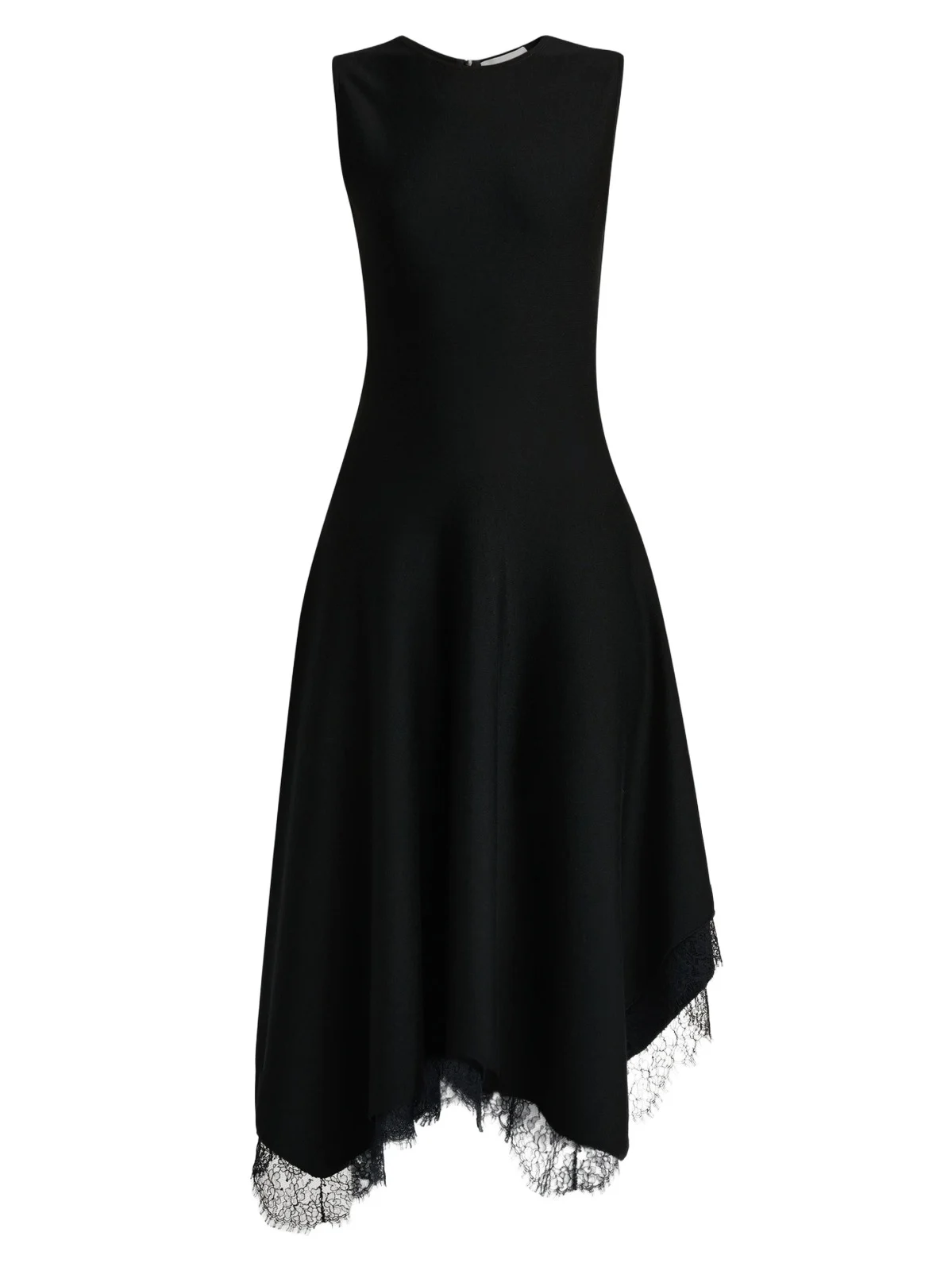 Women's Asymmetric Lace-Trim Midi Dress