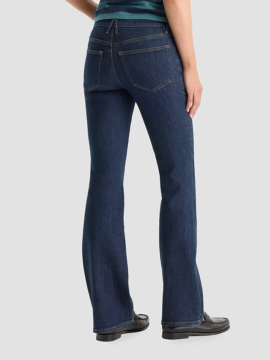 GOOD AMERICAN Women's Good Low Rise Boot-Cut Jeans | Thumbnail 3 GOOD AMERICAN Women's Good Low Rise Boot-Cut Jeans | Thumbnail 3