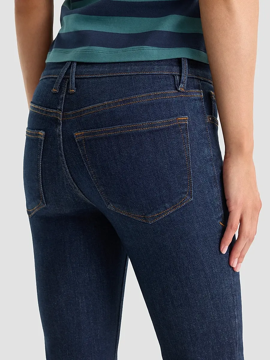 GOOD AMERICAN Women's Good Low Rise Boot-Cut Jeans | Thumbnail 5 GOOD AMERICAN Women's Good Low Rise Boot-Cut Jeans | Thumbnail 5