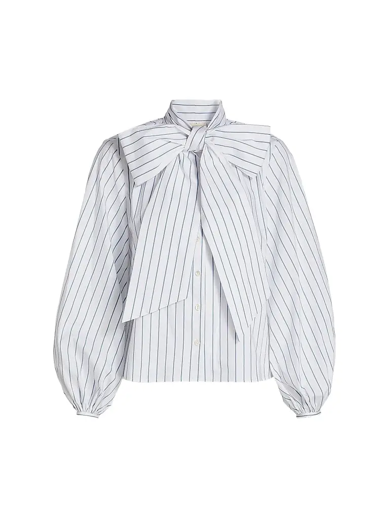 L'Agence Women's Deon Tie Neck Blouse | Image 1 L'Agence Women's Deon Tie Neck Blouse | Image 1