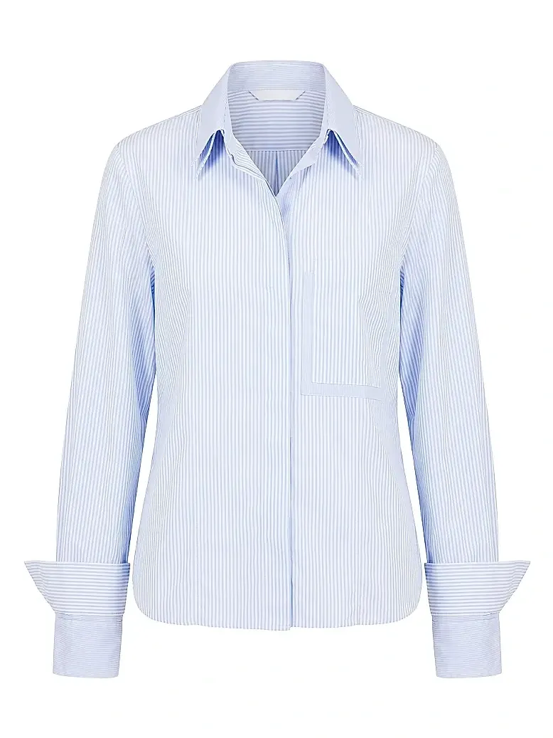TWP Women's Double-Layer Boyfriend Shirt
