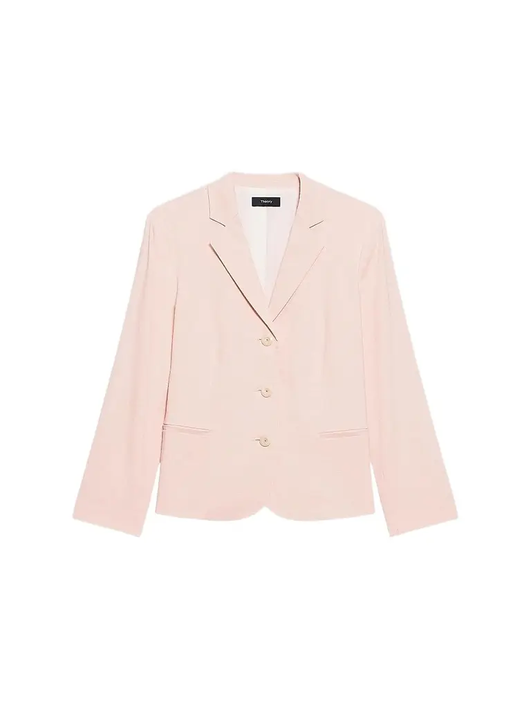Theory Women's Shrunken Linen-Blend Blazer