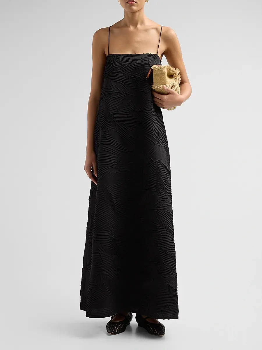 Ulla Johnson Women's Landscape Satin Maxi Dress | Thumbnail 2 Ulla Johnson Women's Landscape Satin Maxi Dress | Thumbnail 2
