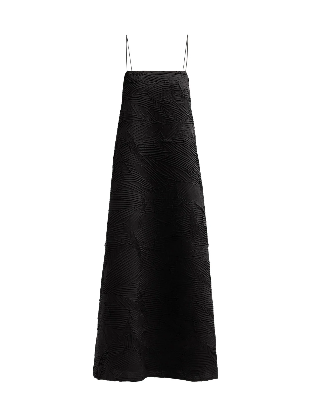 Women's Landscape Satin Maxi Dress