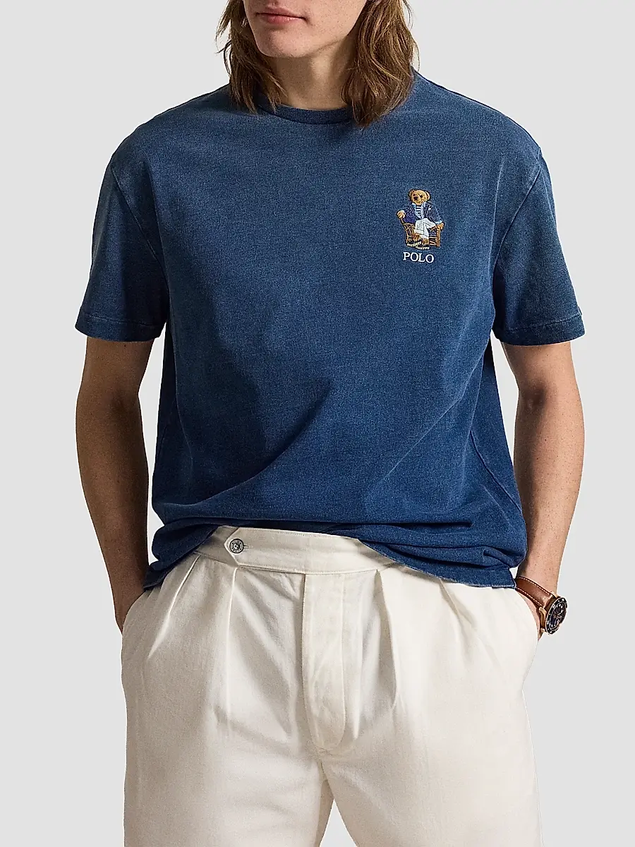 Polo Ralph Lauren Men's Classic-Fit Polo Bear T-Shirt | Thumbnail 4 Polo Ralph Lauren Men's Classic-Fit Polo Bear T-Shirt | Thumbnail 4