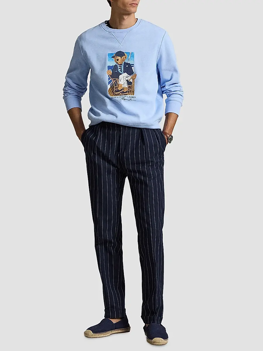 Polo Ralph Lauren Men's Polo Bear Cotton Fleece Sweatshirt | Thumbnail 2 Polo Ralph Lauren Men's Polo Bear Cotton Fleece Sweatshirt | Thumbnail 2