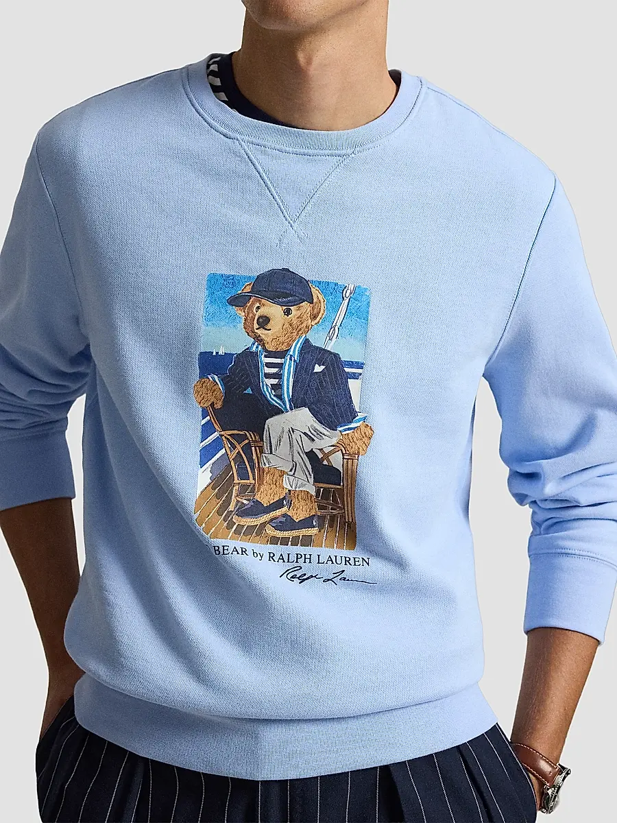 Polo Ralph Lauren Men's Polo Bear Cotton Fleece Sweatshirt | Thumbnail 5 Polo Ralph Lauren Men's Polo Bear Cotton Fleece Sweatshirt | Thumbnail 5