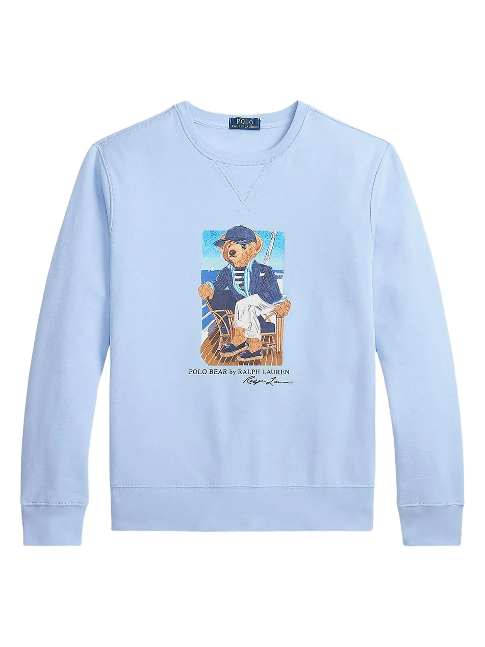 Men's Polo Bear Cotton Fleece Sweatshirt
