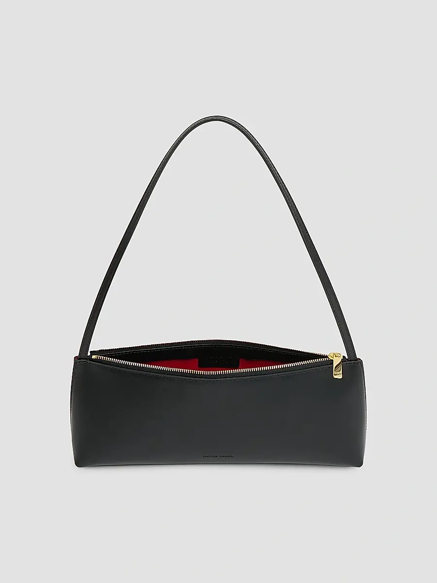 MANSUR GAVRIEL Women's Gaia Leather Baguette | Thumbnail 3