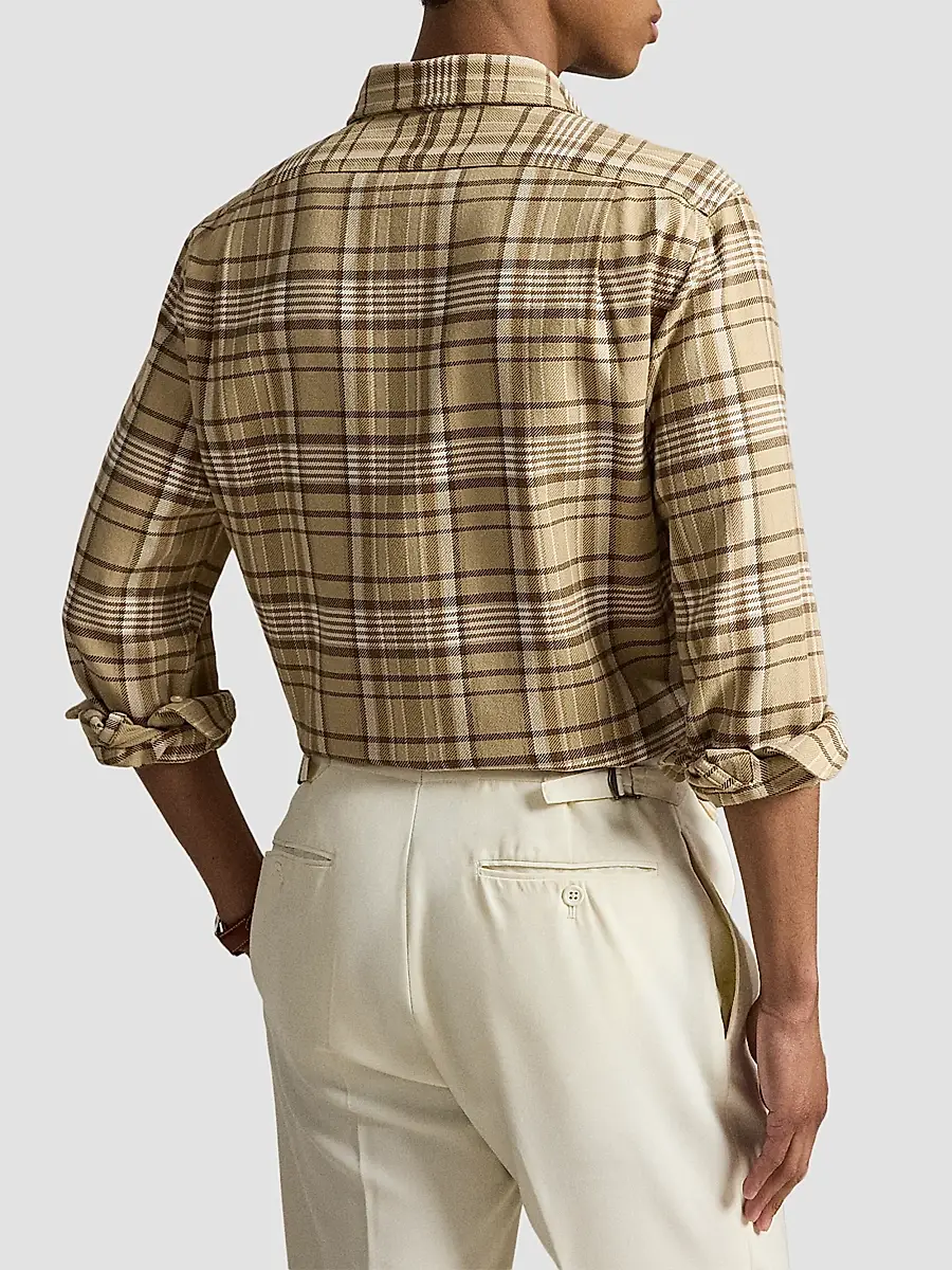 Polo Ralph Lauren Men's Classic-Fit Plaid Flannel Shirt | Thumbnail 3 Polo Ralph Lauren Men's Classic-Fit Plaid Flannel Shirt | Thumbnail 3