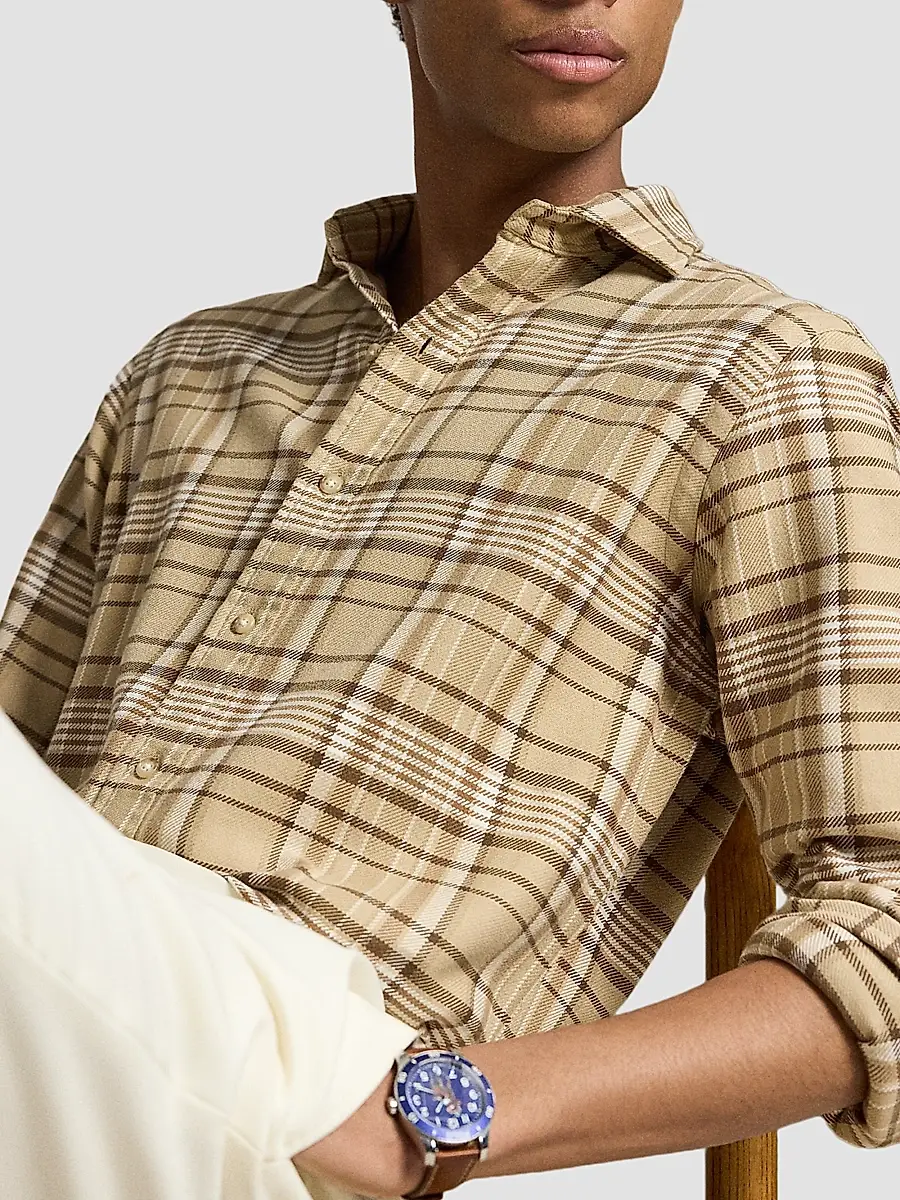 Polo Ralph Lauren Men's Classic-Fit Plaid Flannel Shirt | Thumbnail 5 Polo Ralph Lauren Men's Classic-Fit Plaid Flannel Shirt | Thumbnail 5