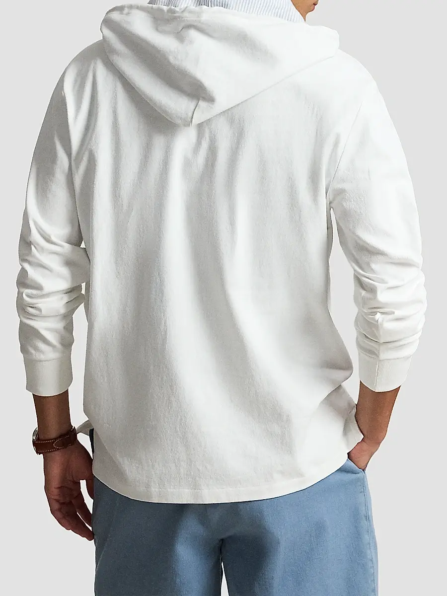 Polo Ralph Lauren Men's Polo Bear Cotton Hoodie | Thumbnail 3 Polo Ralph Lauren Men's Polo Bear Cotton Hoodie | Thumbnail 3