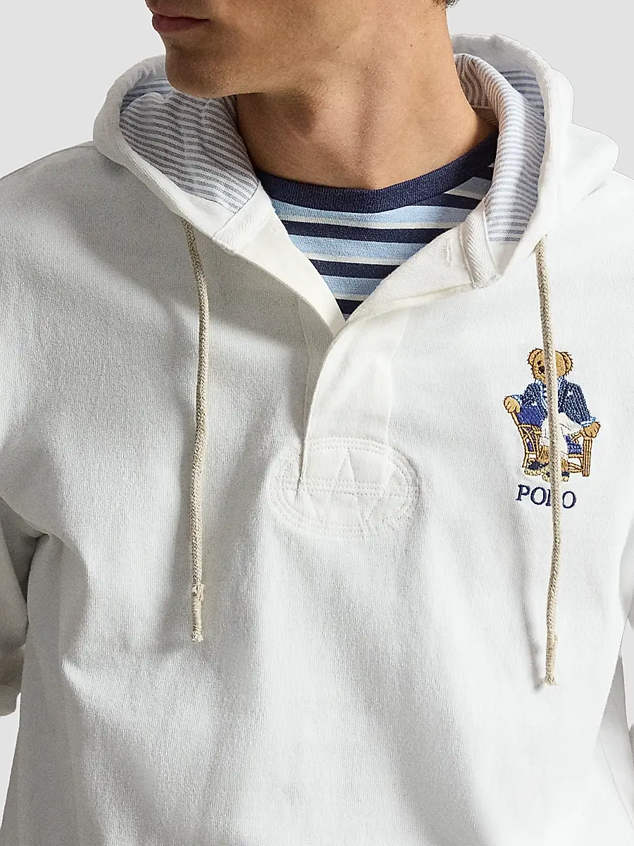 Polo Ralph Lauren Men's Polo Bear Cotton Hoodie | Thumbnail 5 Polo Ralph Lauren Men's Polo Bear Cotton Hoodie | Thumbnail 5