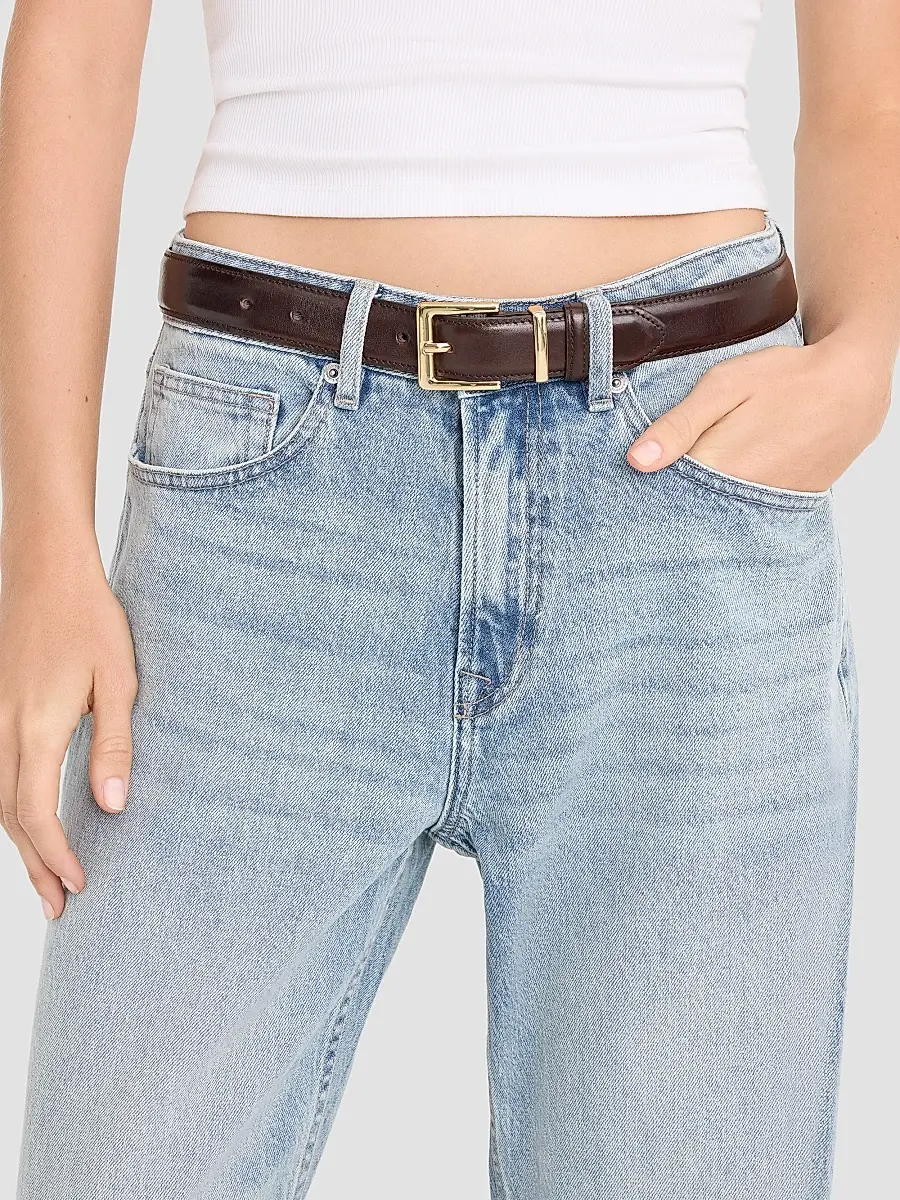 GOOD AMERICAN Women's Good 90's Mid-Rise Relaxed Jeans | Thumbnail 4