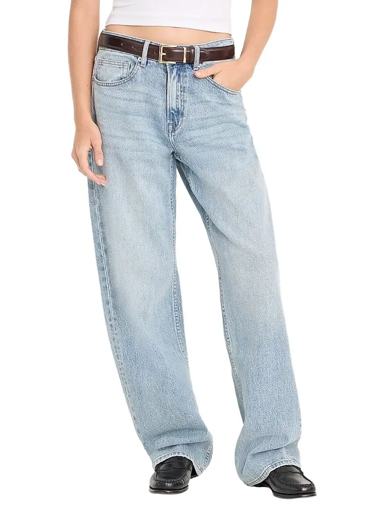 GOOD AMERICAN Women's Good 90's Mid-Rise Relaxed Jeans - Indigo | Image 1 GOOD AMERICAN Women's Good 90's Mid-Rise Relaxed Jeans - Indigo | Image 1
