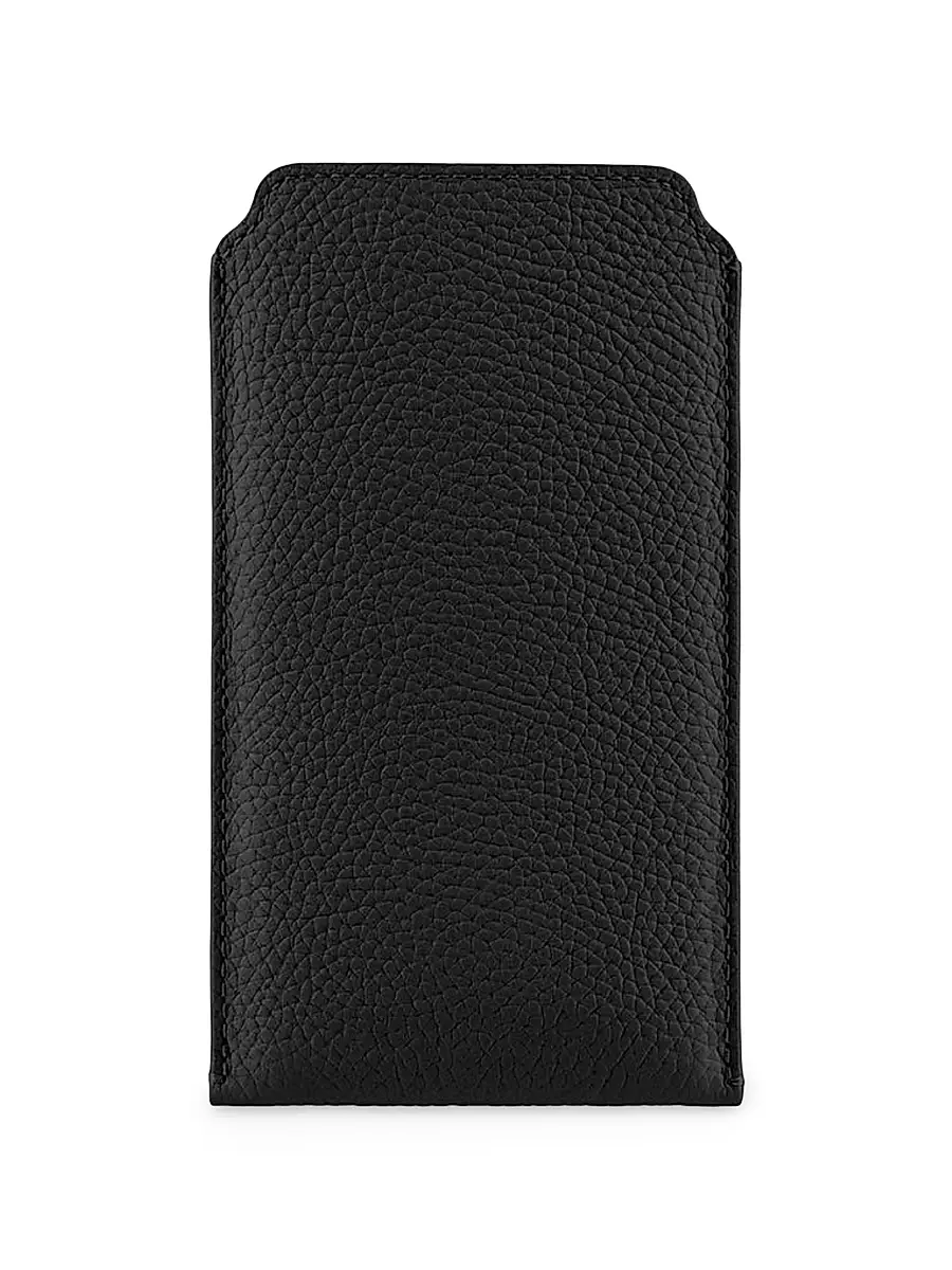 Maison de Sabre Leather Sunglasses Sleeve - Black Caviar | Thumbnail 4 Maison de Sabre Leather Sunglasses Sleeve - Black Caviar | Thumbnail 4