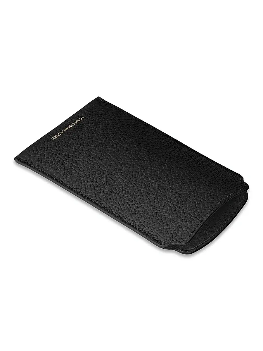 Maison de Sabre Leather Sunglasses Sleeve - Black Caviar | Thumbnail 5 Maison de Sabre Leather Sunglasses Sleeve - Black Caviar | Thumbnail 5